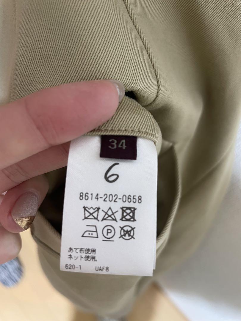 6(ROKU)コットン チノ パンツ　34サイズ