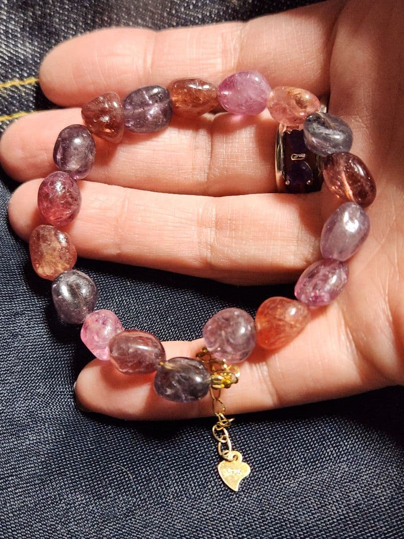 天然石ブレスレット スピネル