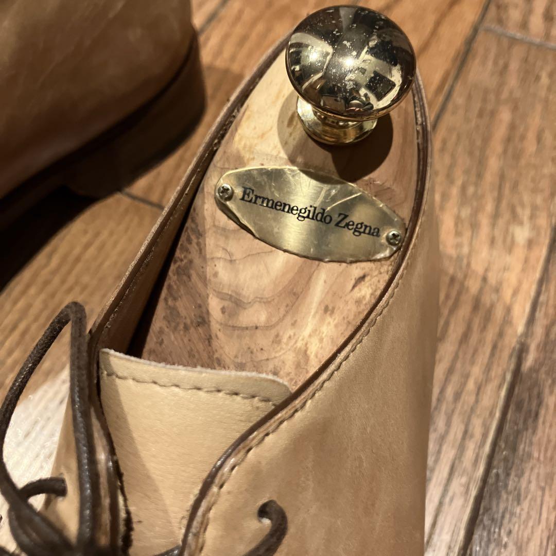 Ermenegildo Zegna ベージュ ドレスシューズ　サイズ6 1/2