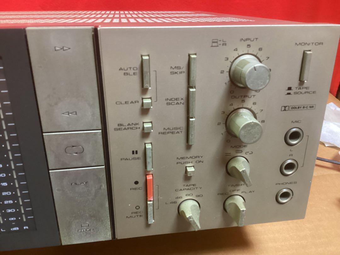パイオニア カセットデッキ CT-980 ジャンク品1981年製 取説付き