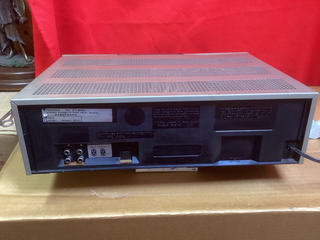 パイオニア カセットデッキ CT-980 ジャンク品1981年製 取説付き