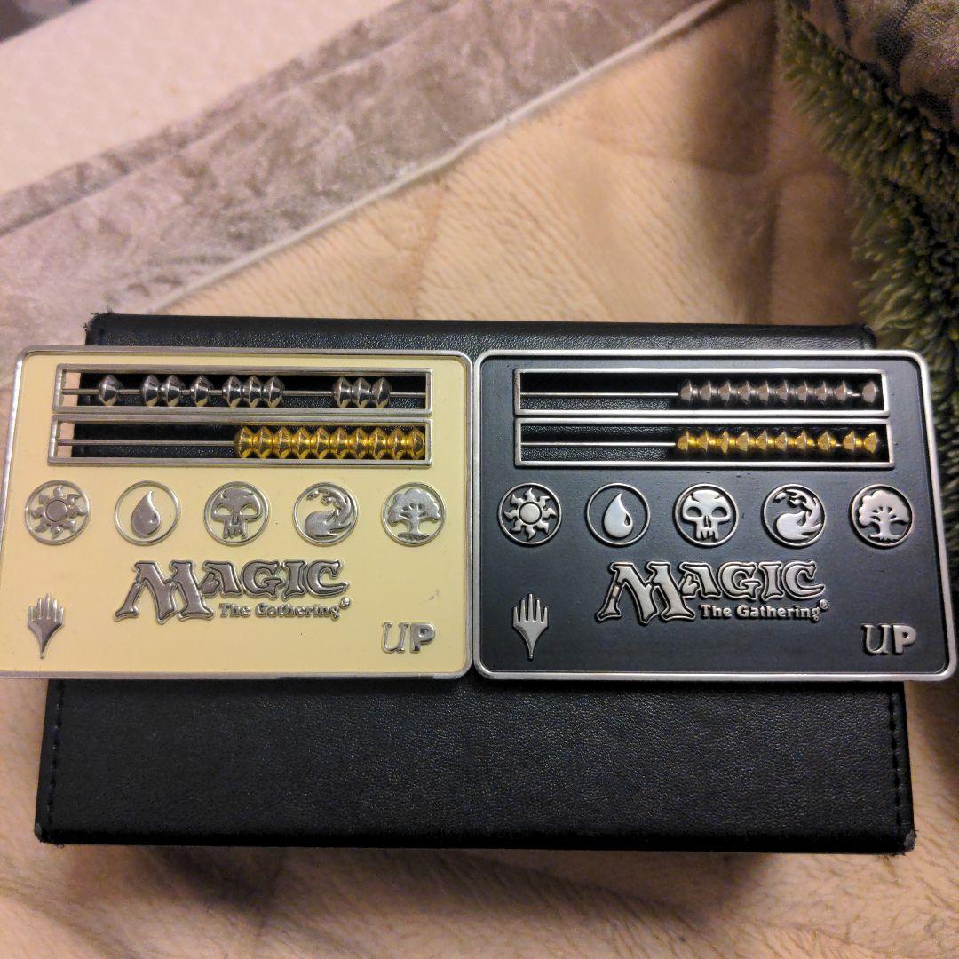 MTG　ライフカウンター　そろばん　白 Amazon.co.jp: MTGカードサイズ金属製そろばん型ライフ