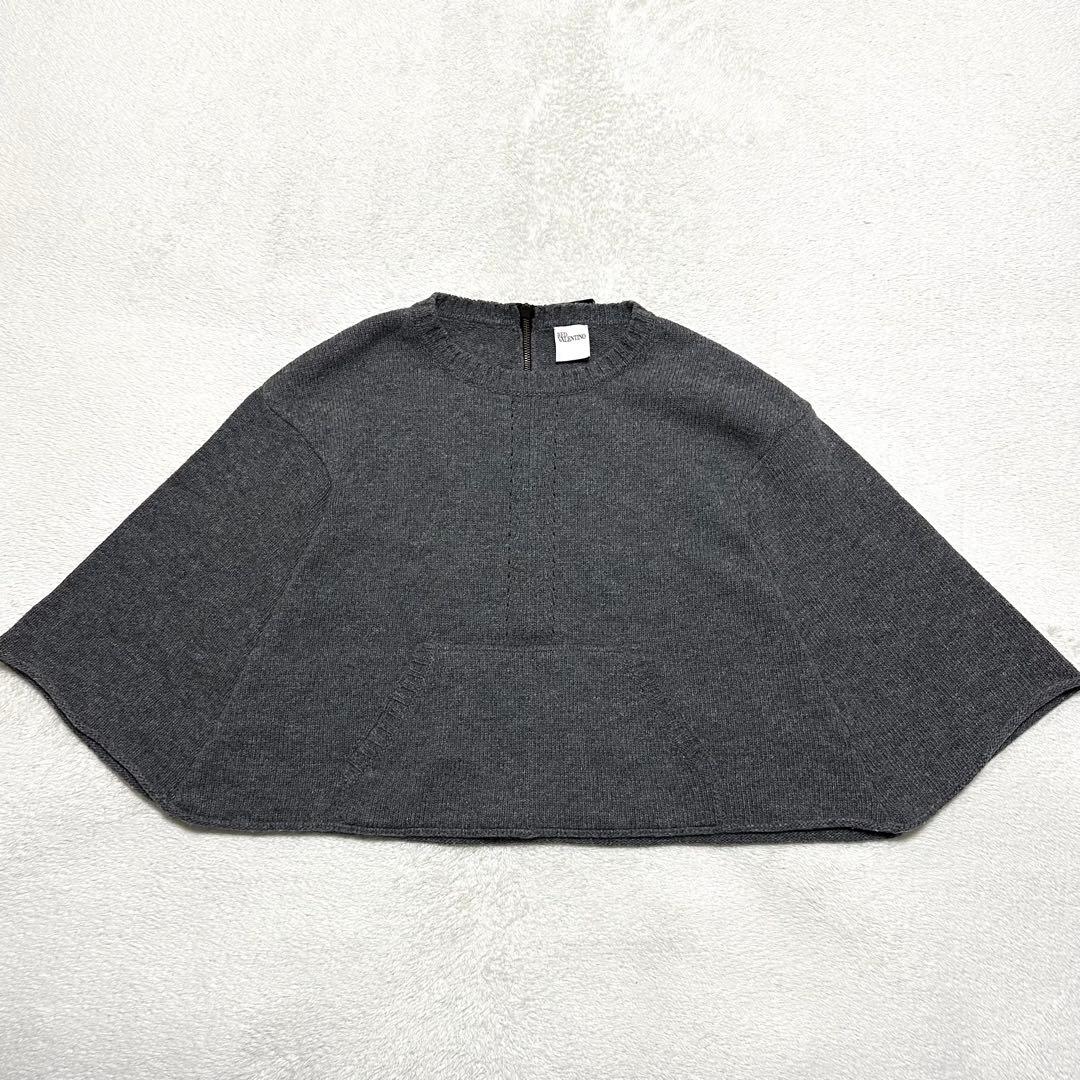 希少 RED VARENTINO レッドヴァレンティノ ニット ポンチョ リボン 希少 RED VARENTINO レッドヴァレンティノ ニット ポンチョ リボン