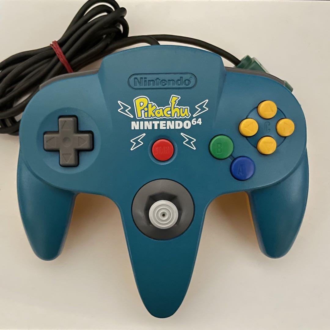 任天堂 64 コントローラー ピカチュウ オレンジ ブルー 限定