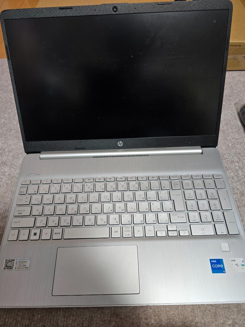 ノートパソコン　HP 15s-fq