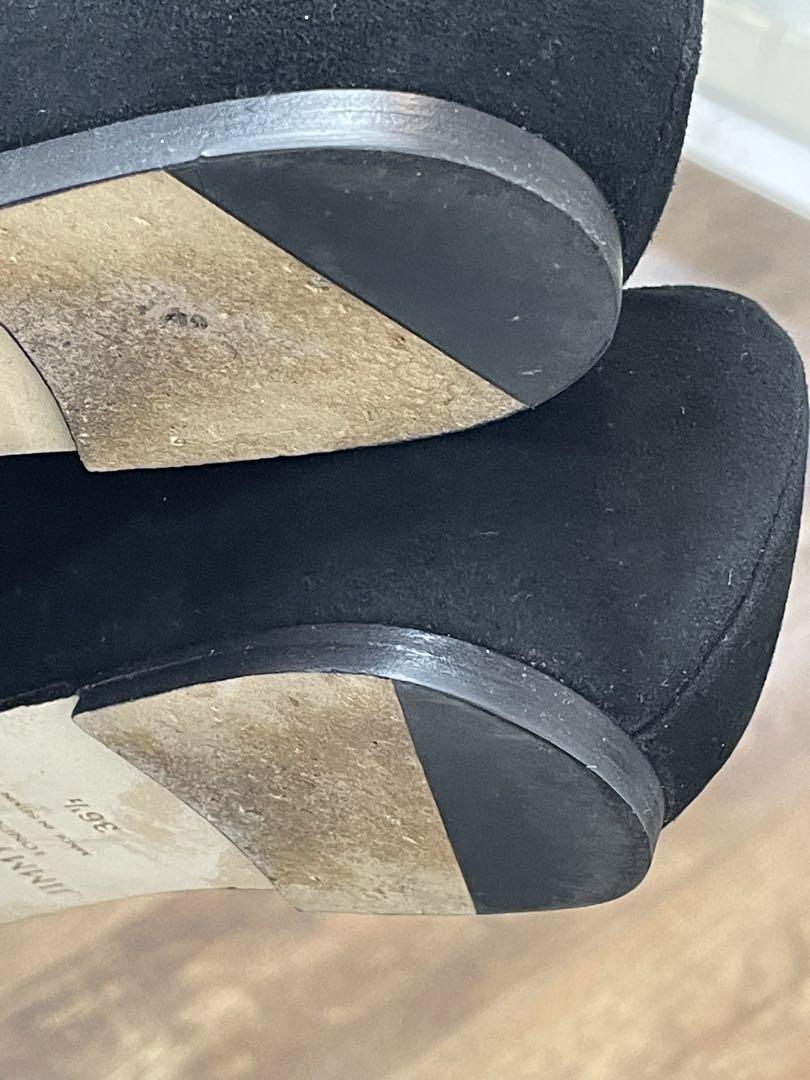 のこ様 JIMMY CHOO ブラック スエード フラットシューズ