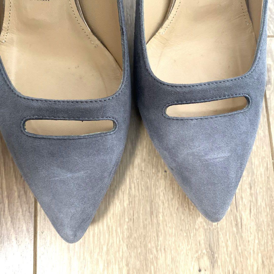 PELLICO グレー スエード ハイヒール　35 1/2