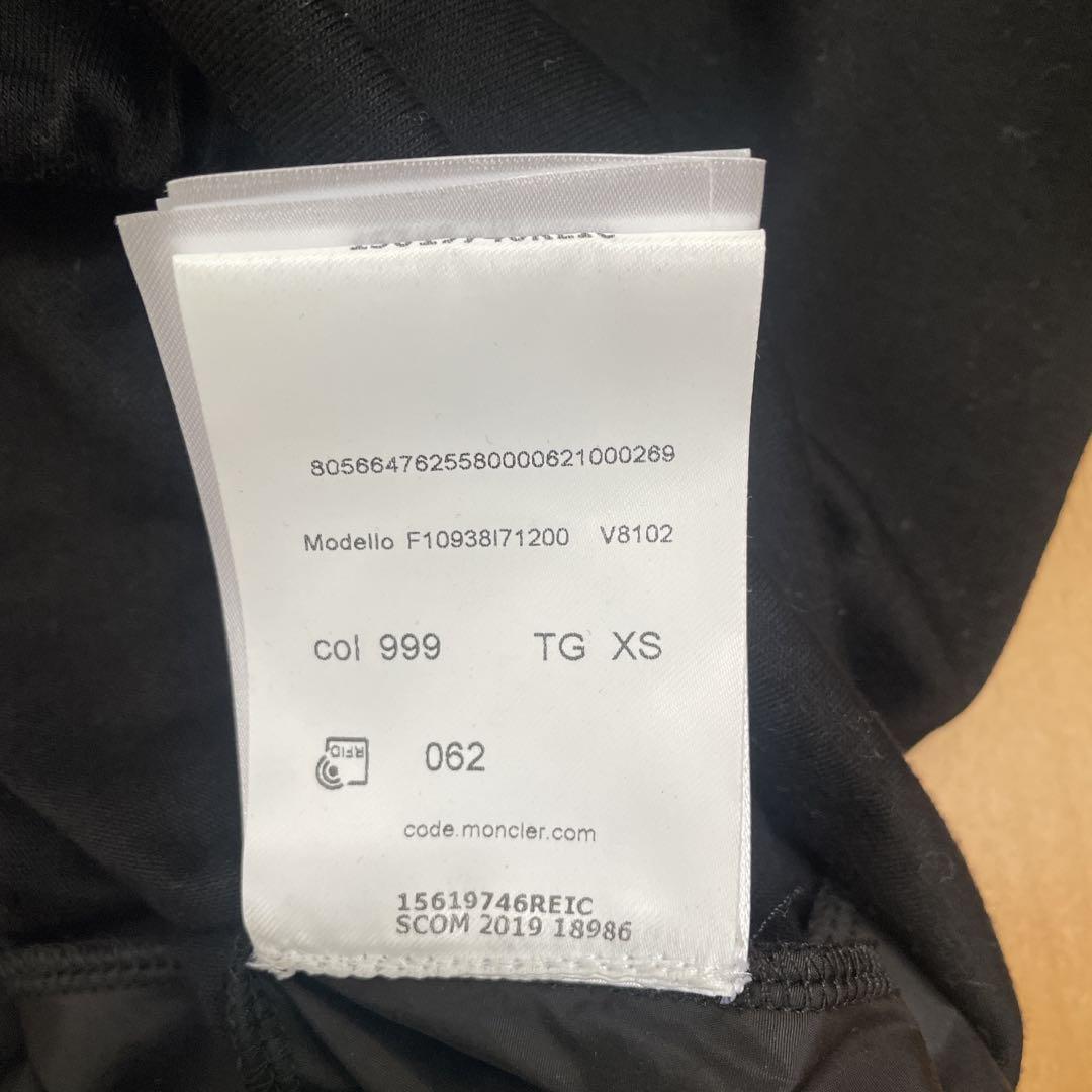 特価商品  MONCLER メッシュ半袖ワンピース XS ブラック ワンピース