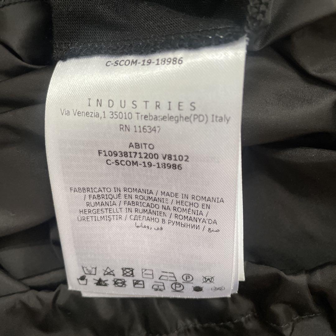 MONCLER メッシュ半袖ワンピース XS ブラック