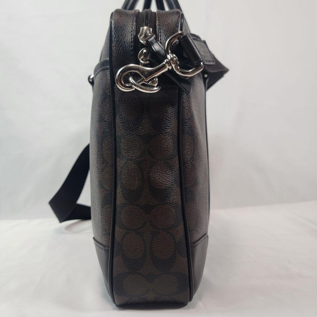 【極美品】COACH ビジネスバッグ コミューター 2way シグネチャー柄