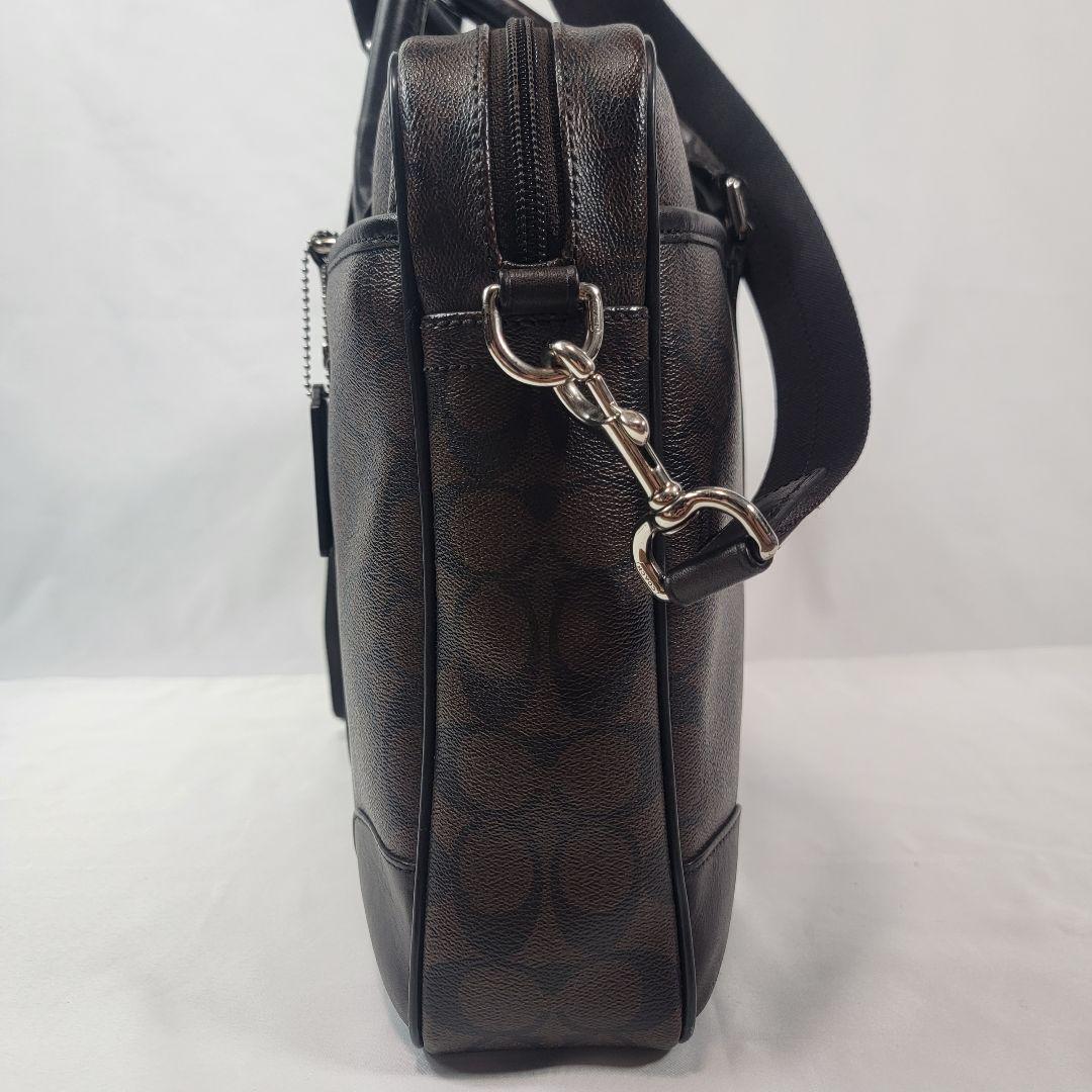 【極美品】COACH ビジネスバッグ コミューター 2way シグネチャー柄