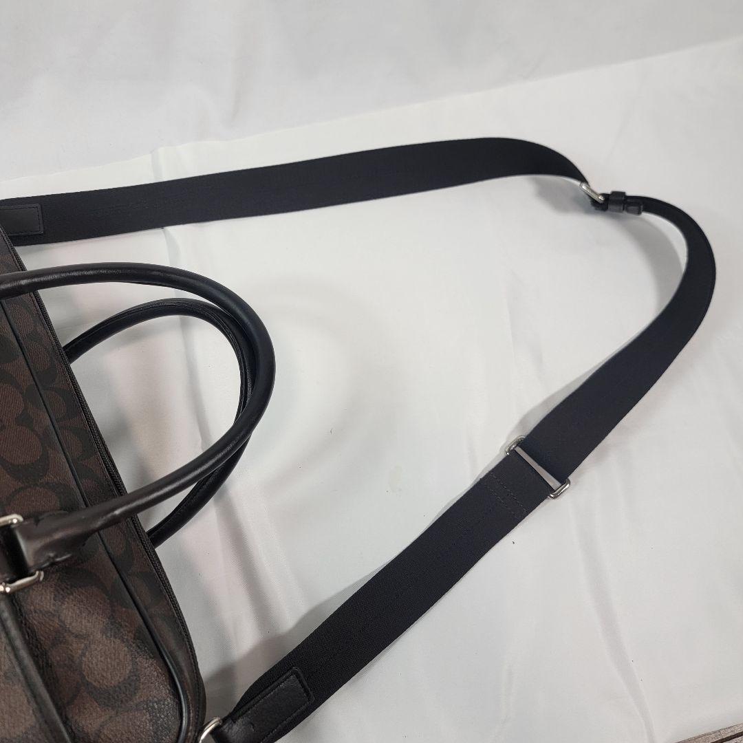 【極美品】COACH ビジネスバッグ コミューター 2way シグネチャー柄