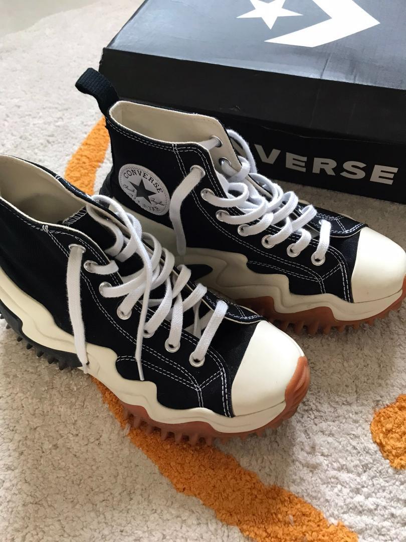 韓国限定 新品 converseランスターモーション 厚底 スニーカー 23.5