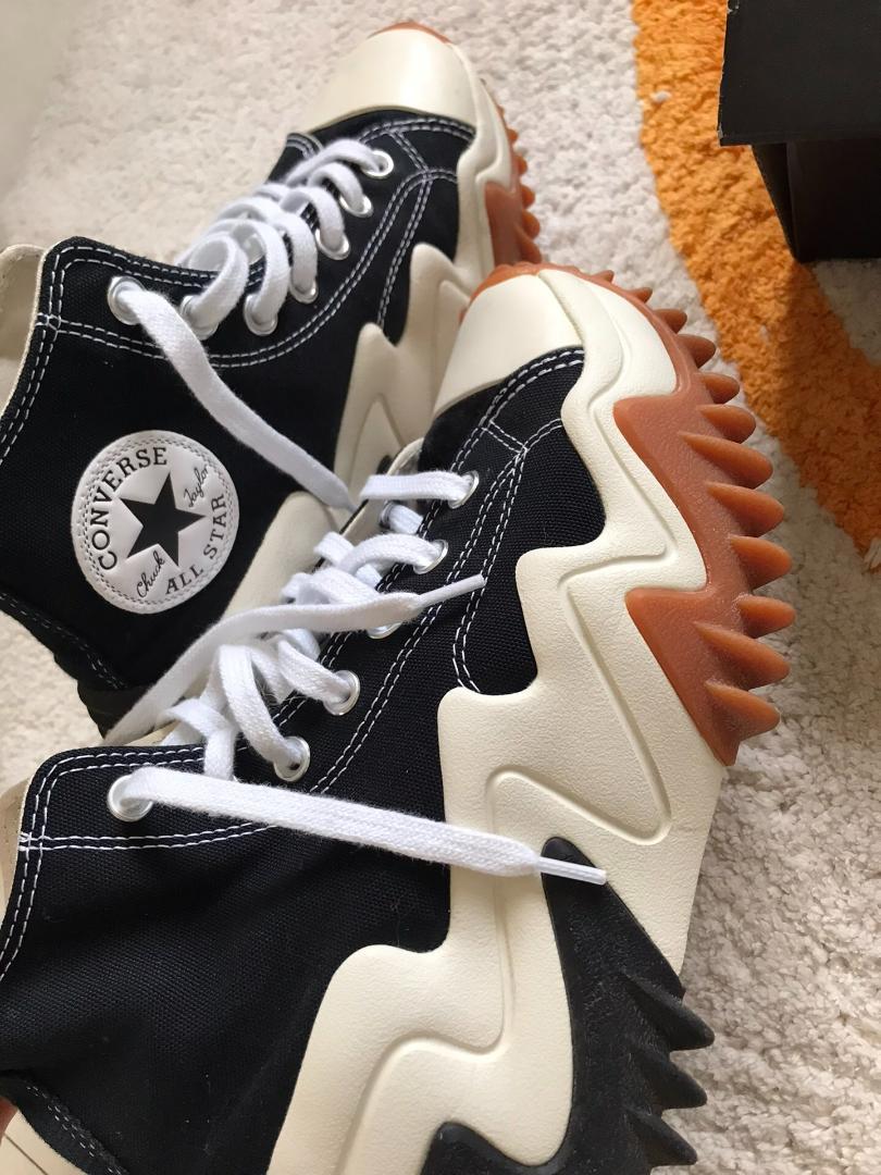 韓国限定 新品 converseランスターモーション 厚底 スニーカー 23.5