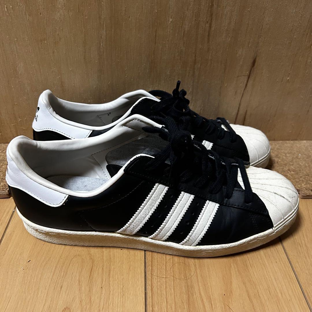 adidas Superstar 29.0cm レザー ブラック/ホワイト