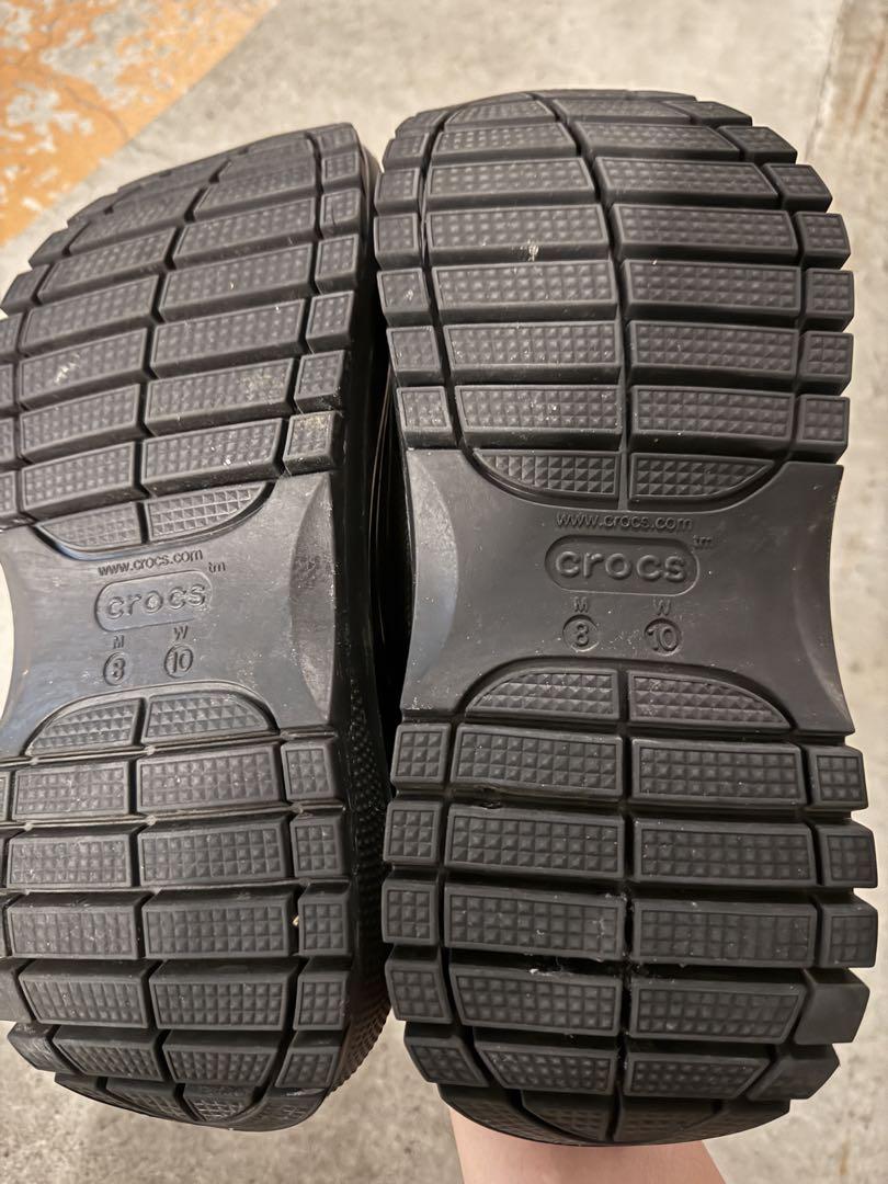Crocs クロックス メガクラッシュ 黒 ブラック サンダル 厚底　26cm