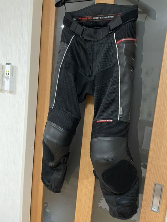 コミネ　ニースライダーレザーメッシュパンツ　PK-709