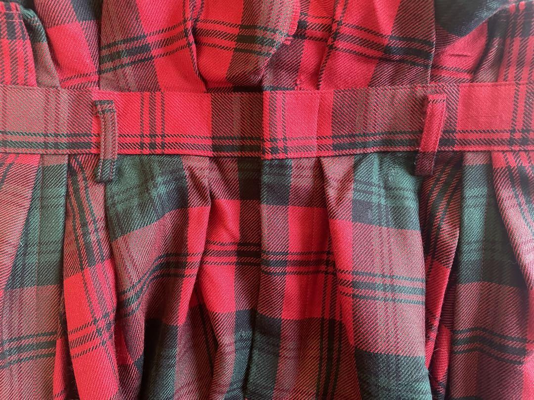 COMME des GARÇONS チェックサルエルパンツ