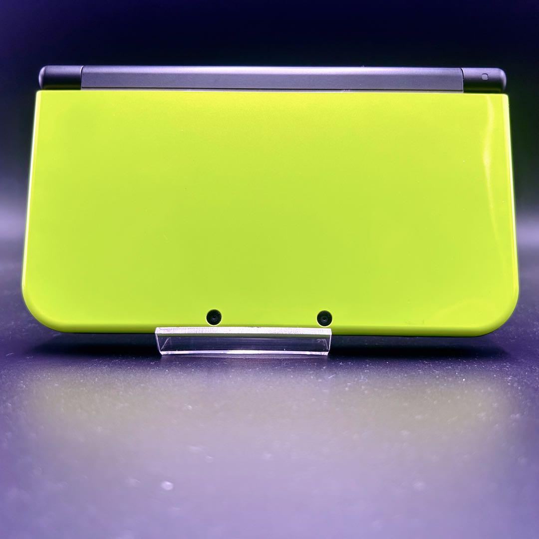 IPS液晶 newニンテンドー3DS LL ライム×ブラック 3DS 付属品