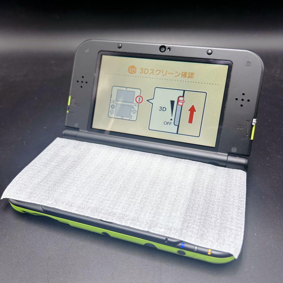 Newニンテンドー3DS LL ライム×ブラック 上IPS搭載 上下IPS液晶】Newニンテンドー3DS LL ライム×ブラック 本体
