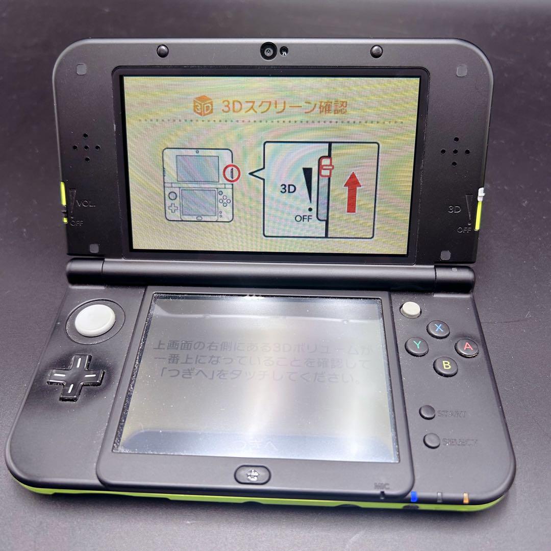 【上画面IPS液晶】Newニンテンドー3DS LL ライム×ブラック 上下IPS液晶】Newニンテンドー3DS LL ライム×ブラック 本体