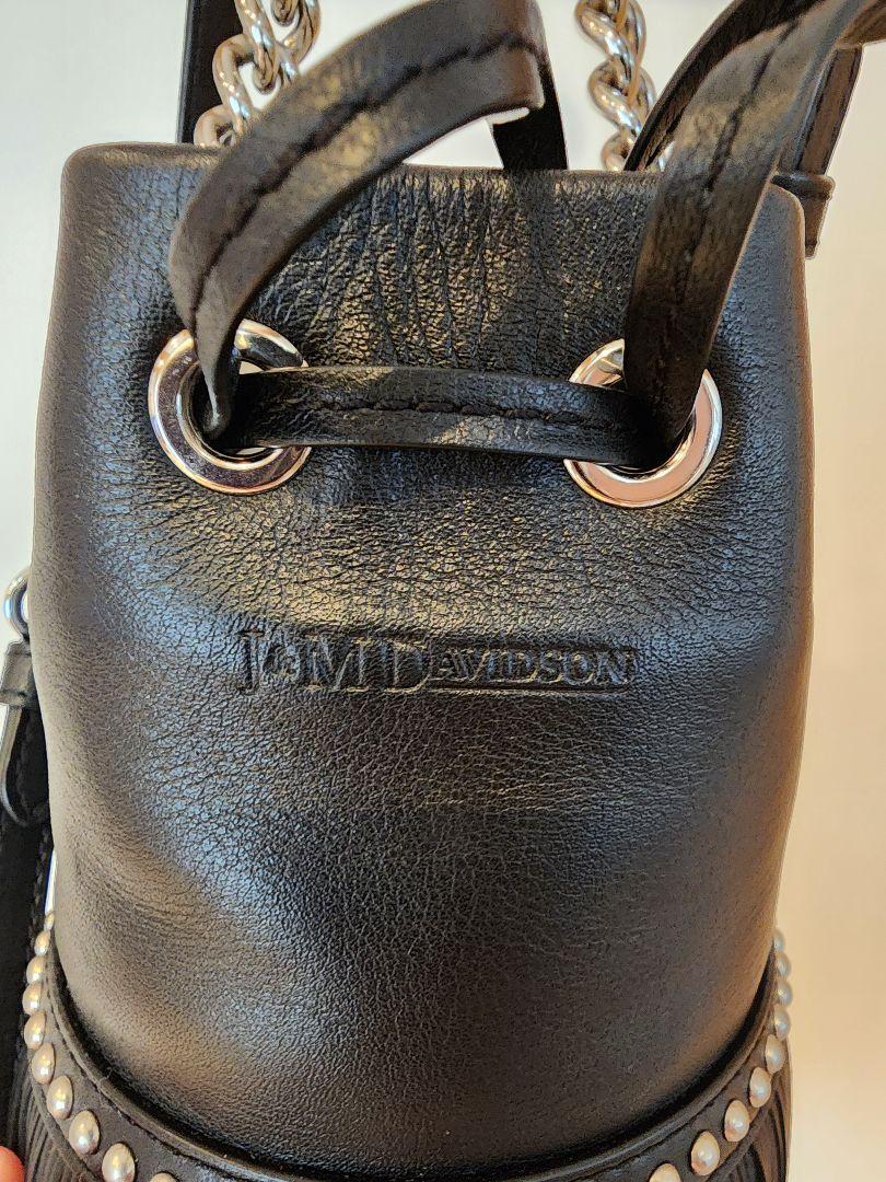 JIM DAVIDSON ブラックフリンジショルダーバッグ MINI