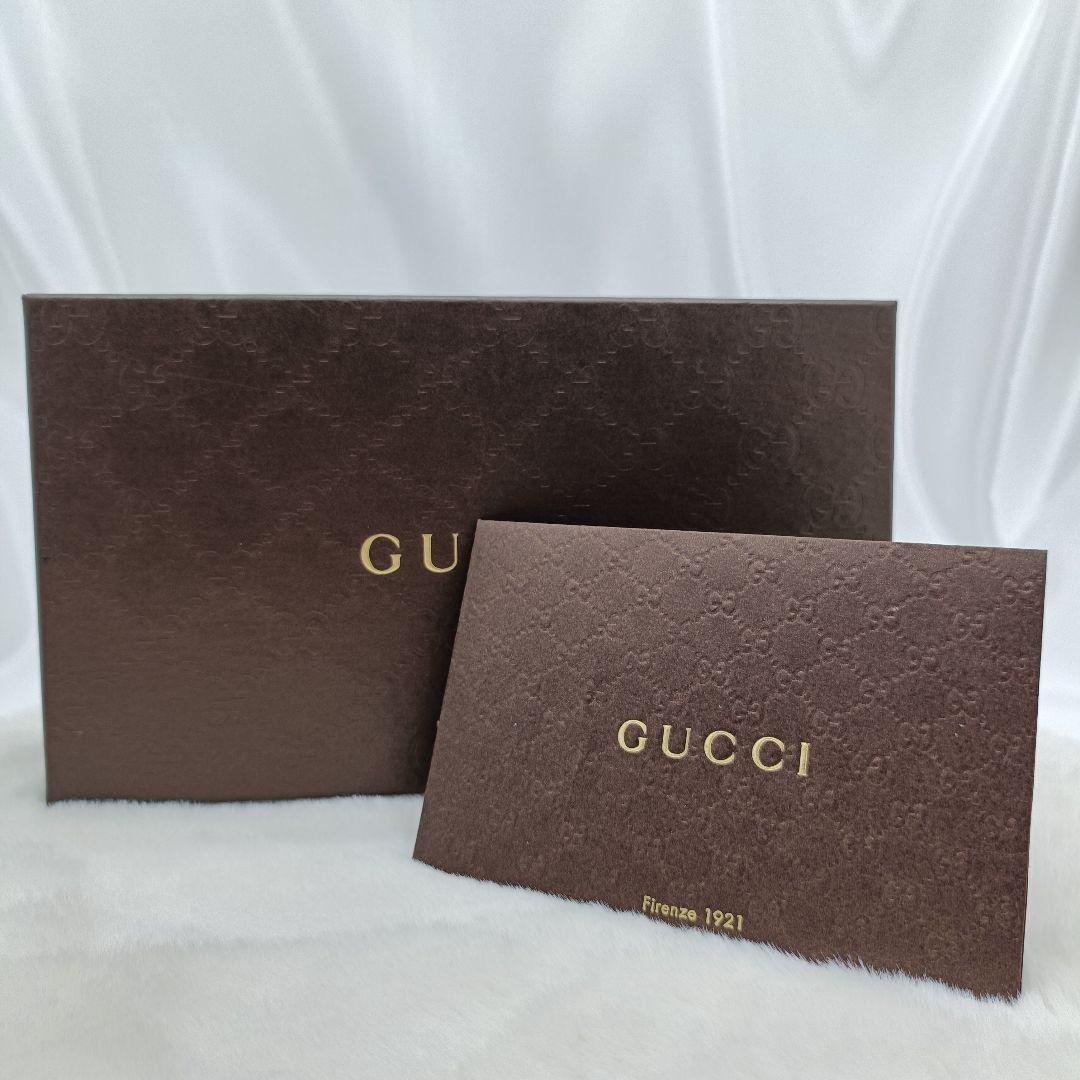 GUCCI グッチ バンブー 長財布 レザー ブラック ロゴ