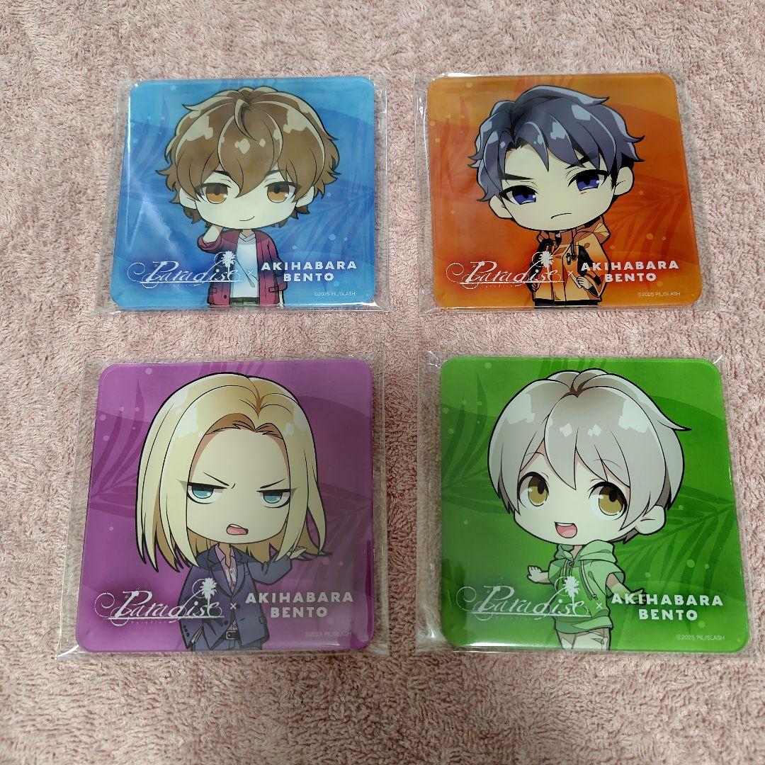 paradise、AKIHABARA BENTOアクリルコースター全４種セット