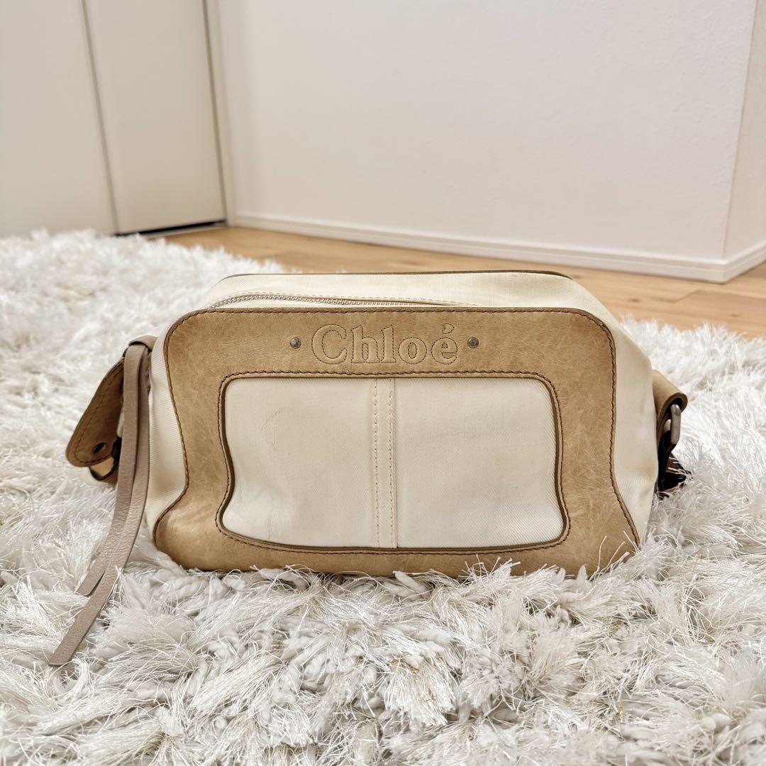 CHLOE ★ ロゴ ショルダーバッグ / ホワイト ホワイト（白）系 Chloe(クロエ) ショルダーバッグ・ポシェット