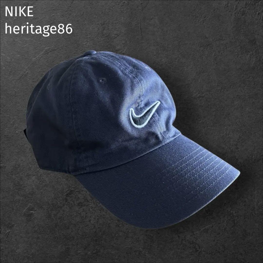 ナイキ NIKE heritage86 スウォッシュ キャップ 刺繍ロゴ