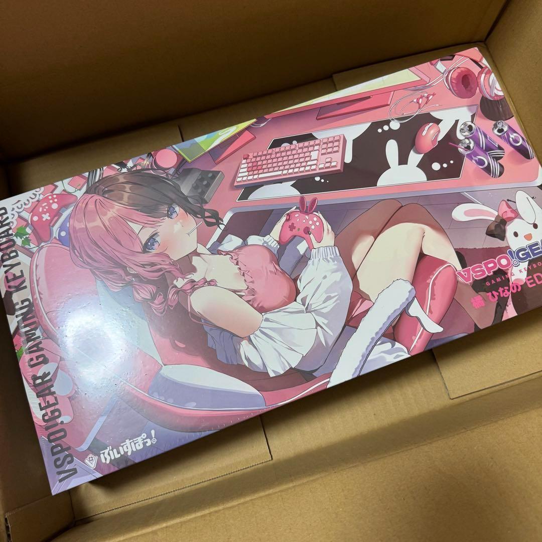 新品未開封　VSPO! GEAR ゲーミングキーボード 橘ひなのVtuber