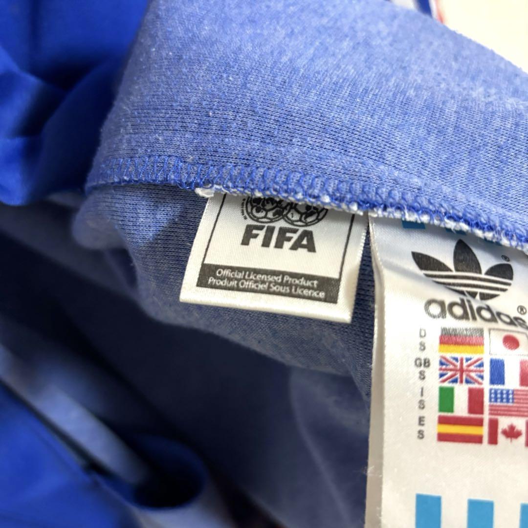 adidas アディダス 刺繍ロゴ フランス代表 トラックジャケット S-M