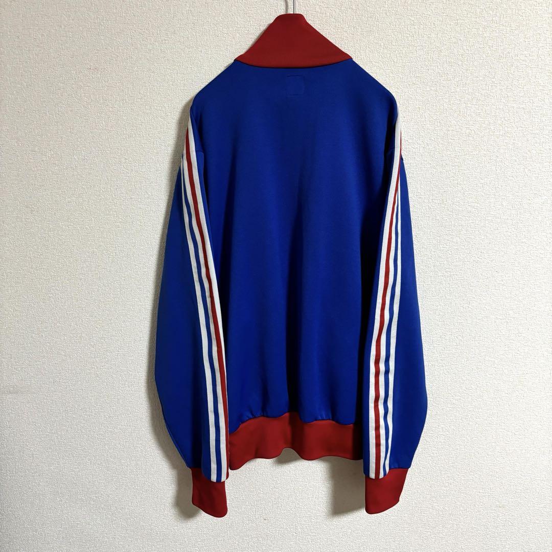 adidas アディダス 刺繍ロゴ フランス代表 トラックジャケット S-M