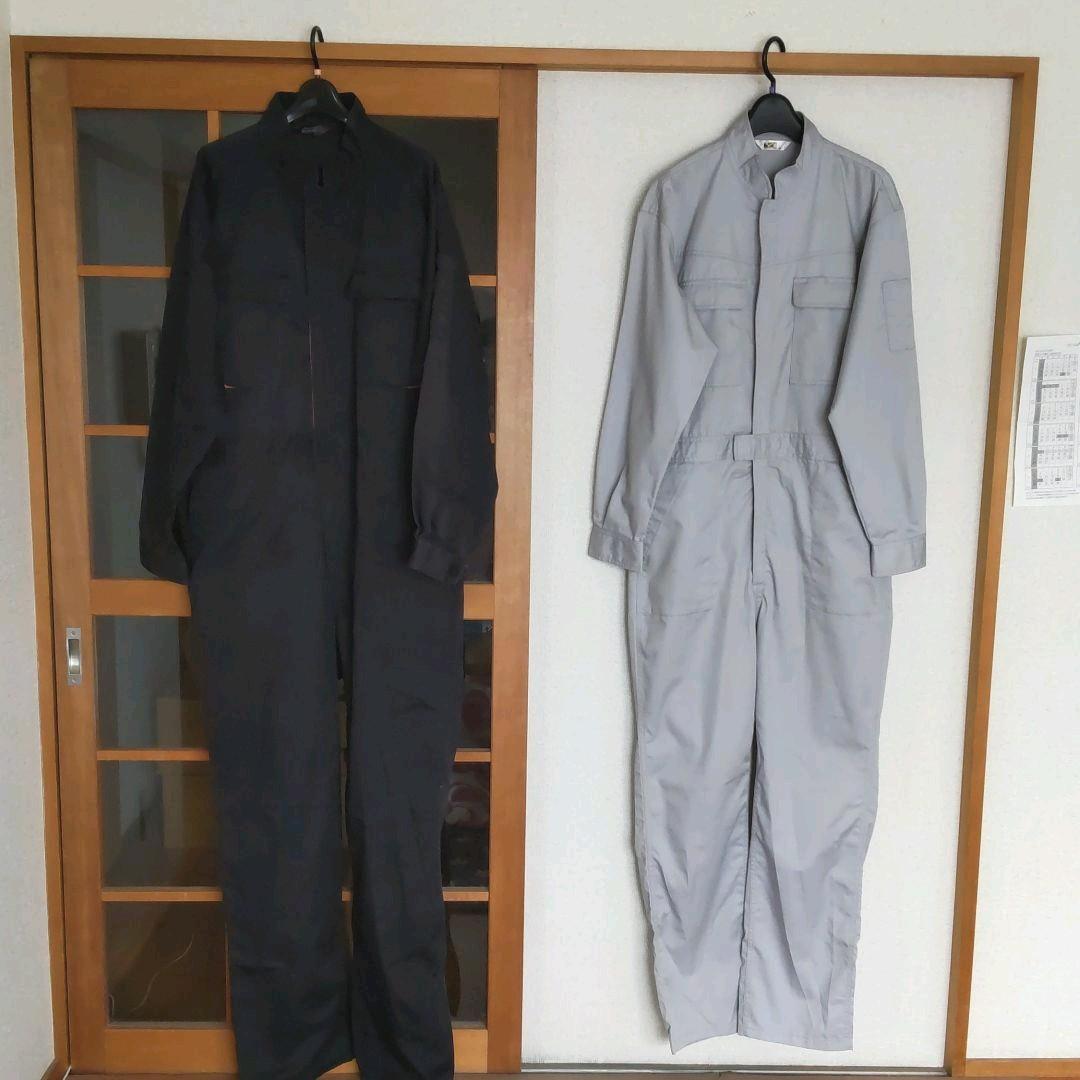 #★ツナギ❰作業専用❱ワークマン〈グレー LL〉♡黒ツナギをおまけします♡