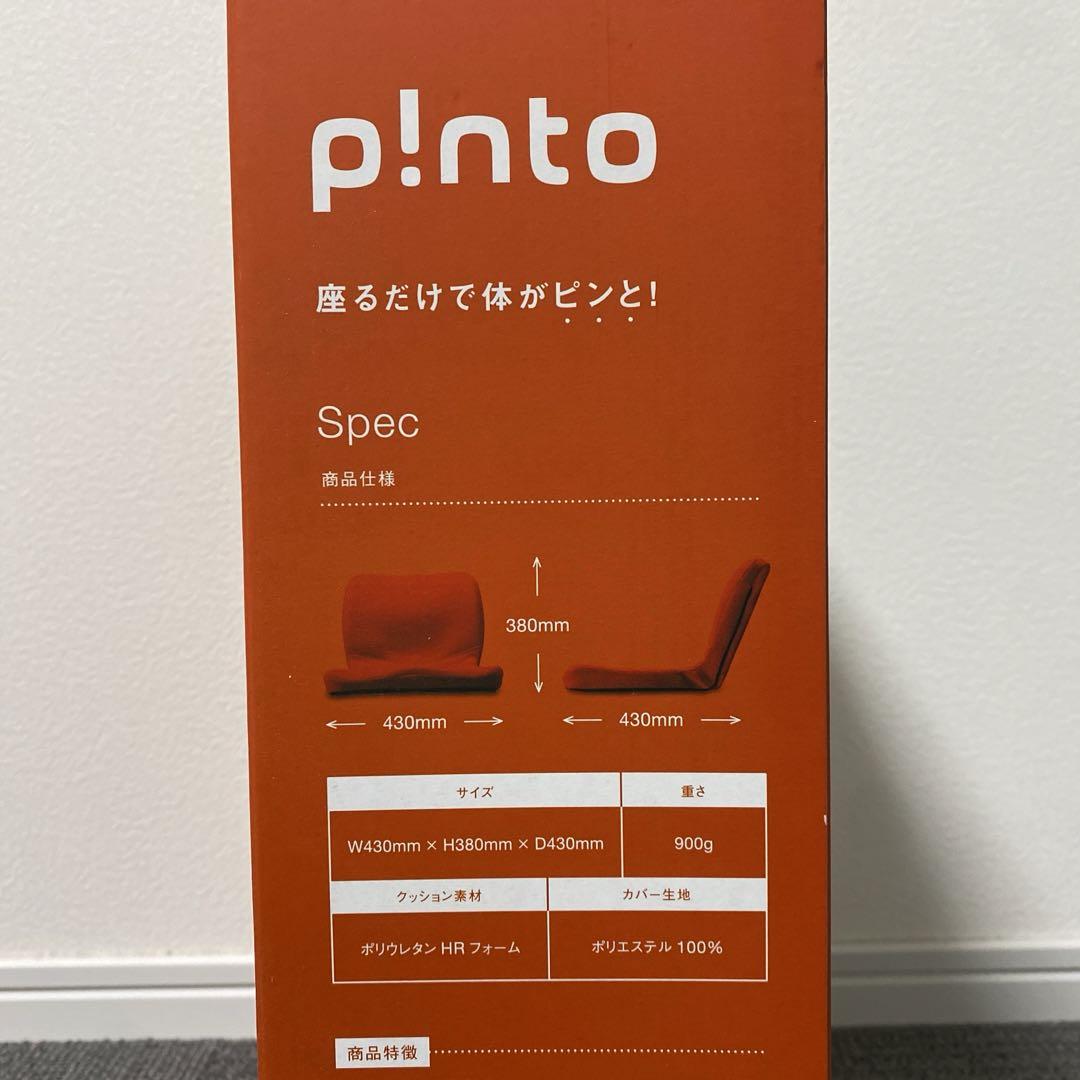 ピント p!nto 姿勢 クッション レッド