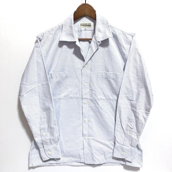 MOJITO × INDIVIDUALIZED SHIRTS オープンカラー M