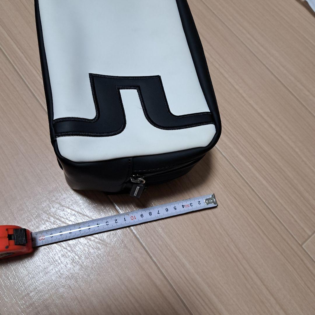 J.LINDEBERG カートバック 小型 ホワイト/ブラック