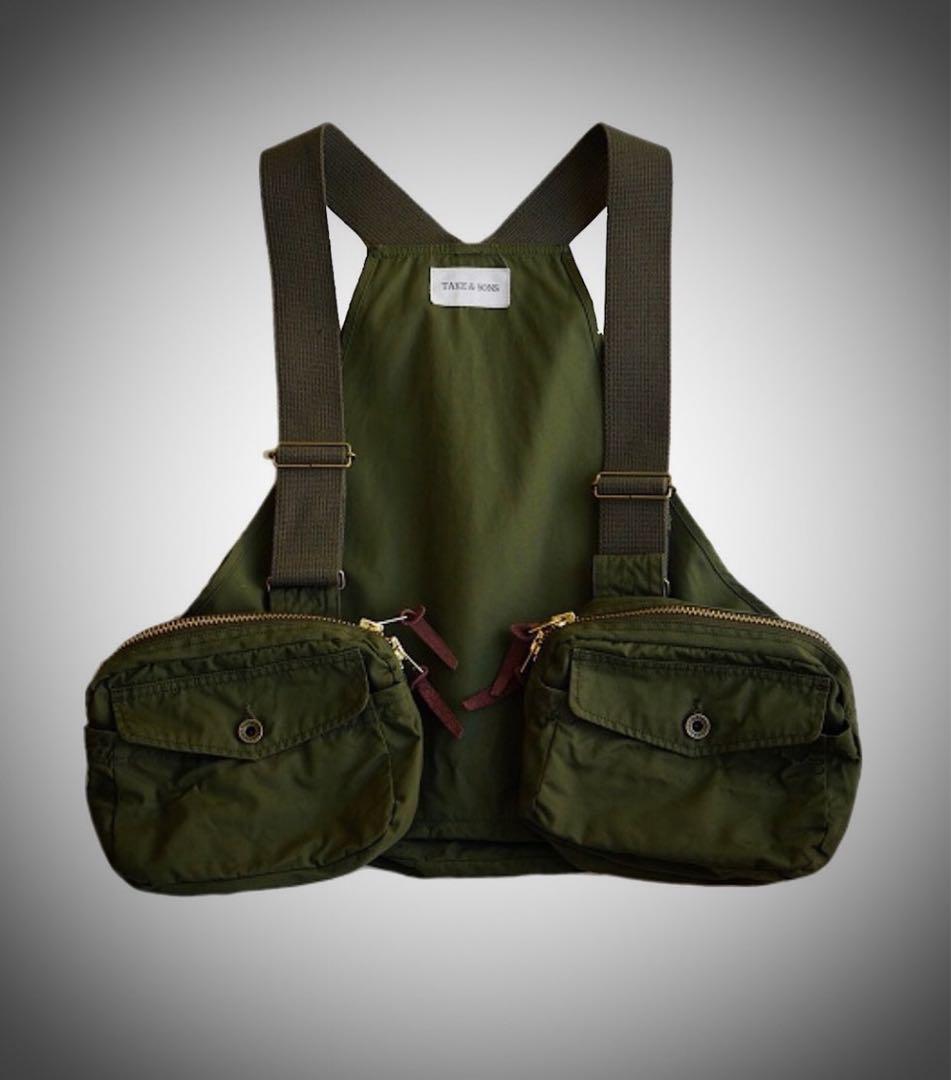 TAKE&SONS GAME VEST カスケット　ハリスツイード Game Vest – TAKE&SONS