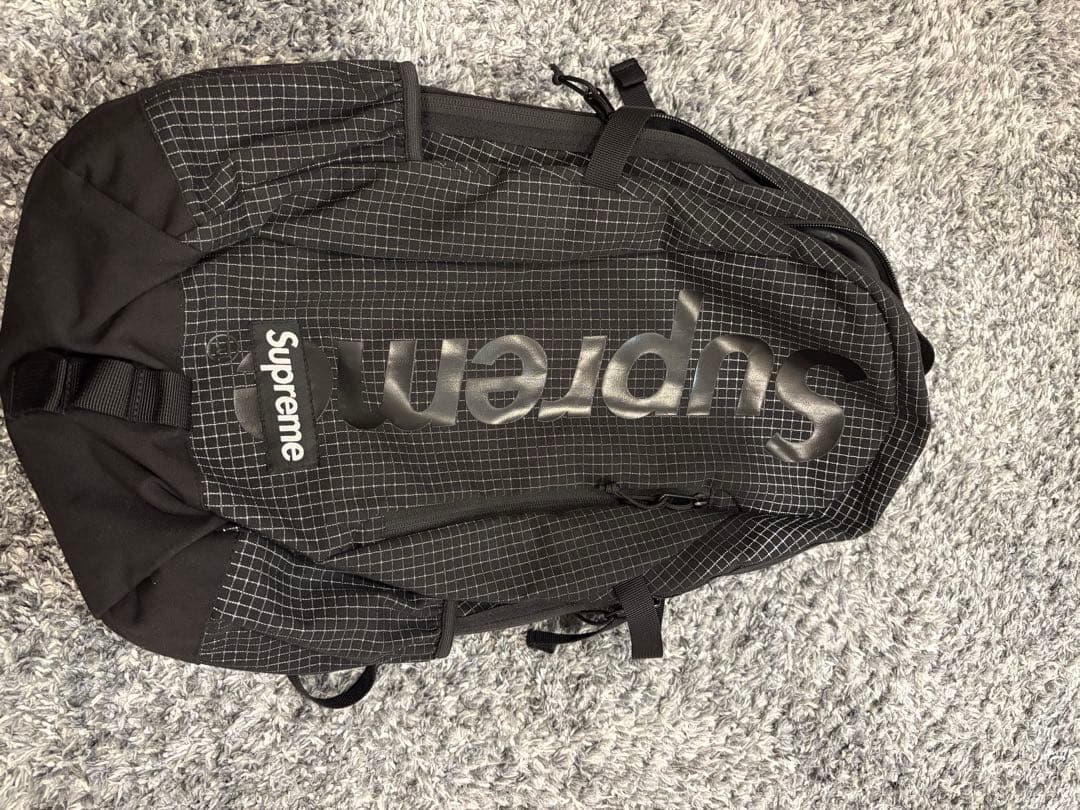 Supream 24SS リュックサック　black