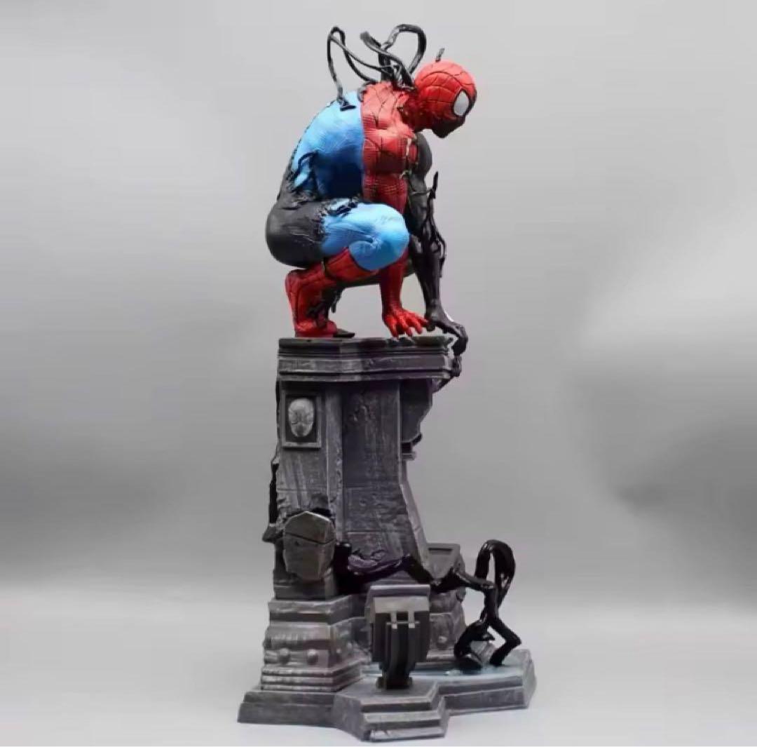 大割引 VENOM ヴェノム スパイダーマン PVC製 フィギュア 箱有り 40cm アメコミ
