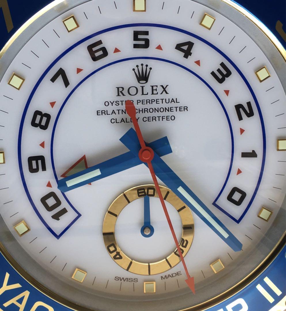 いわさん専用　新品ROLEX 掛け時計 ヨットマスターⅡ ゴールド/ブルーベゼル