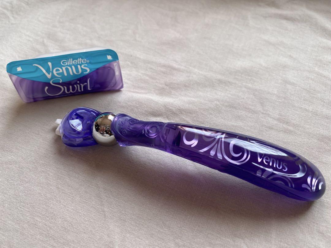 Gillette Venus Swirl レディース剃刀 紫