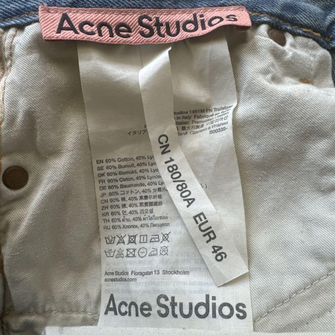 Acne Studios  1981M Trafalger 46 デニム