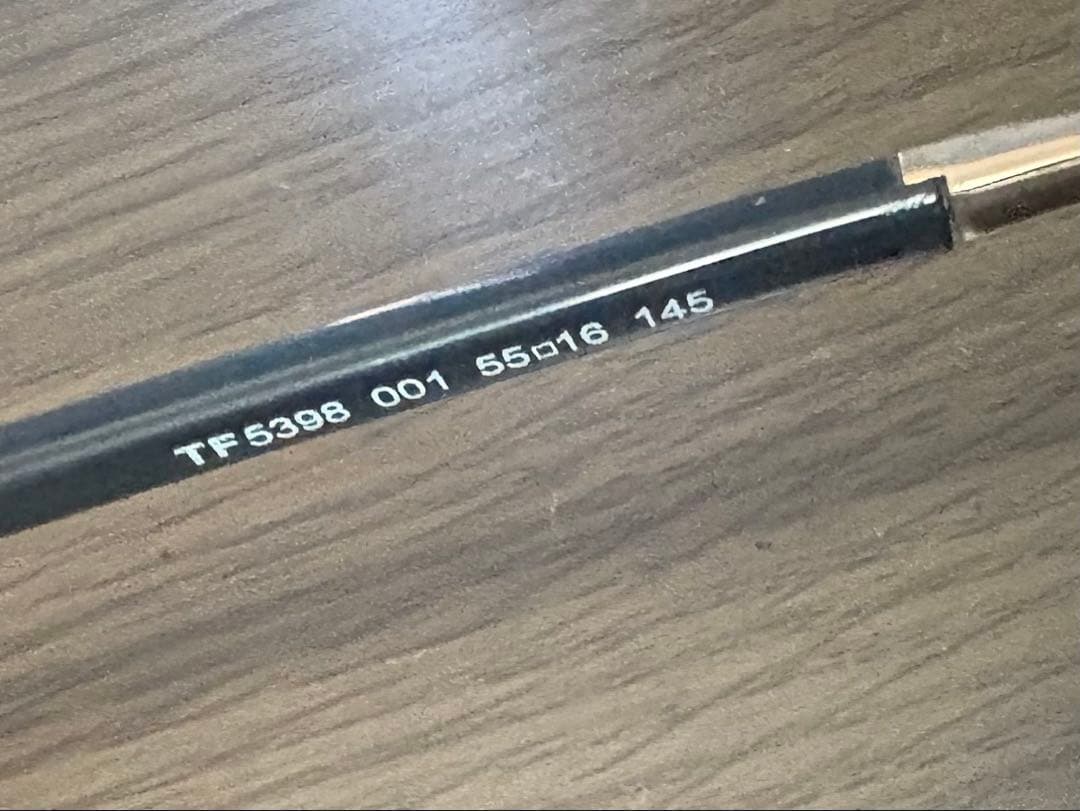 TOM FORD TF5398 ブラックメガネ