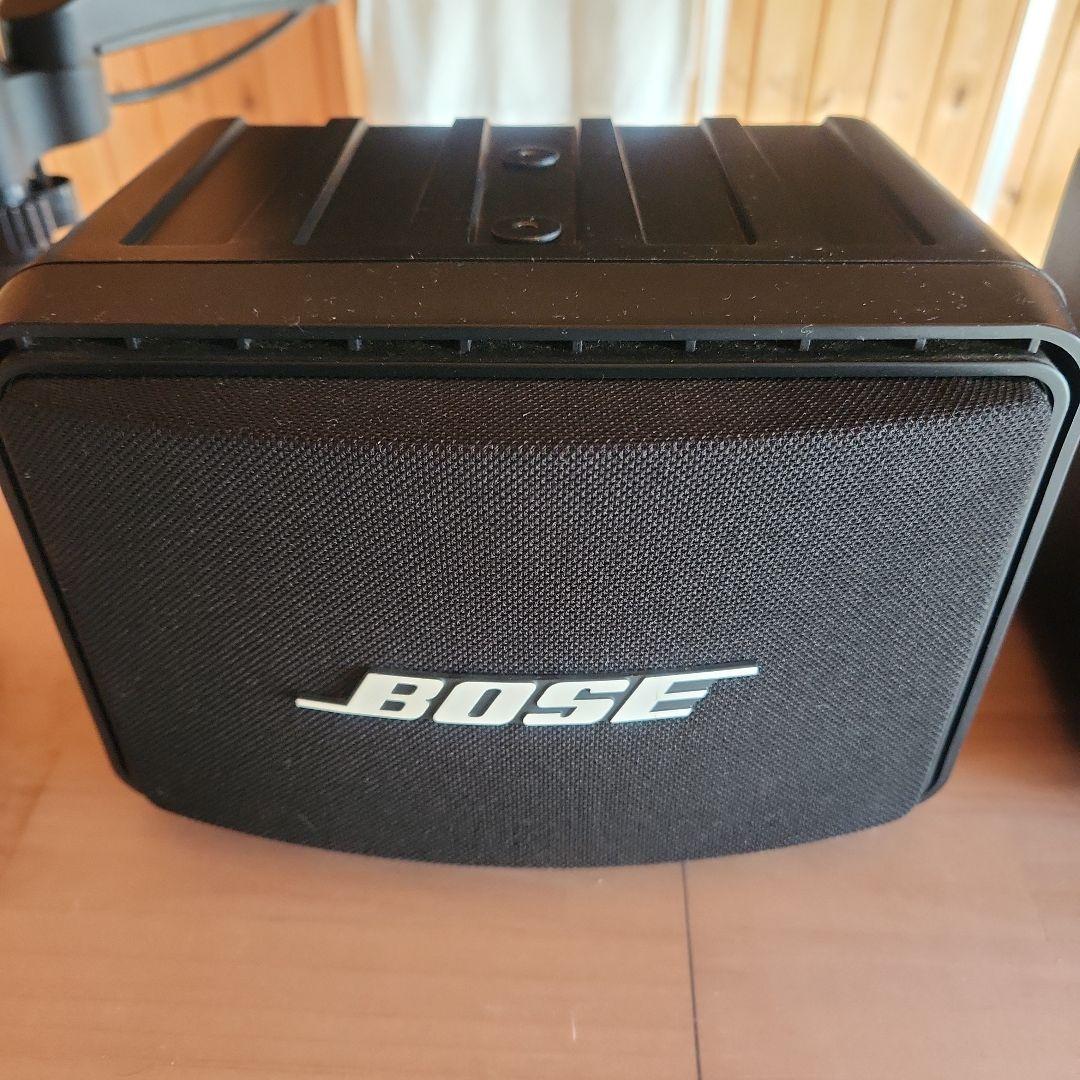 BOSE 壁掛 スピーカー 111AD 2個セット 取付金具付き BOSE スピーカー 111AD、天吊り金具、スピーカーケーブル6m×2本