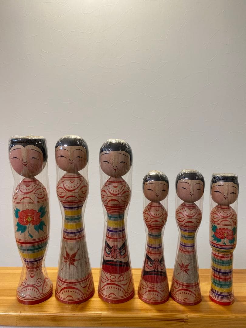 盛みつお工人 こけし6本セット