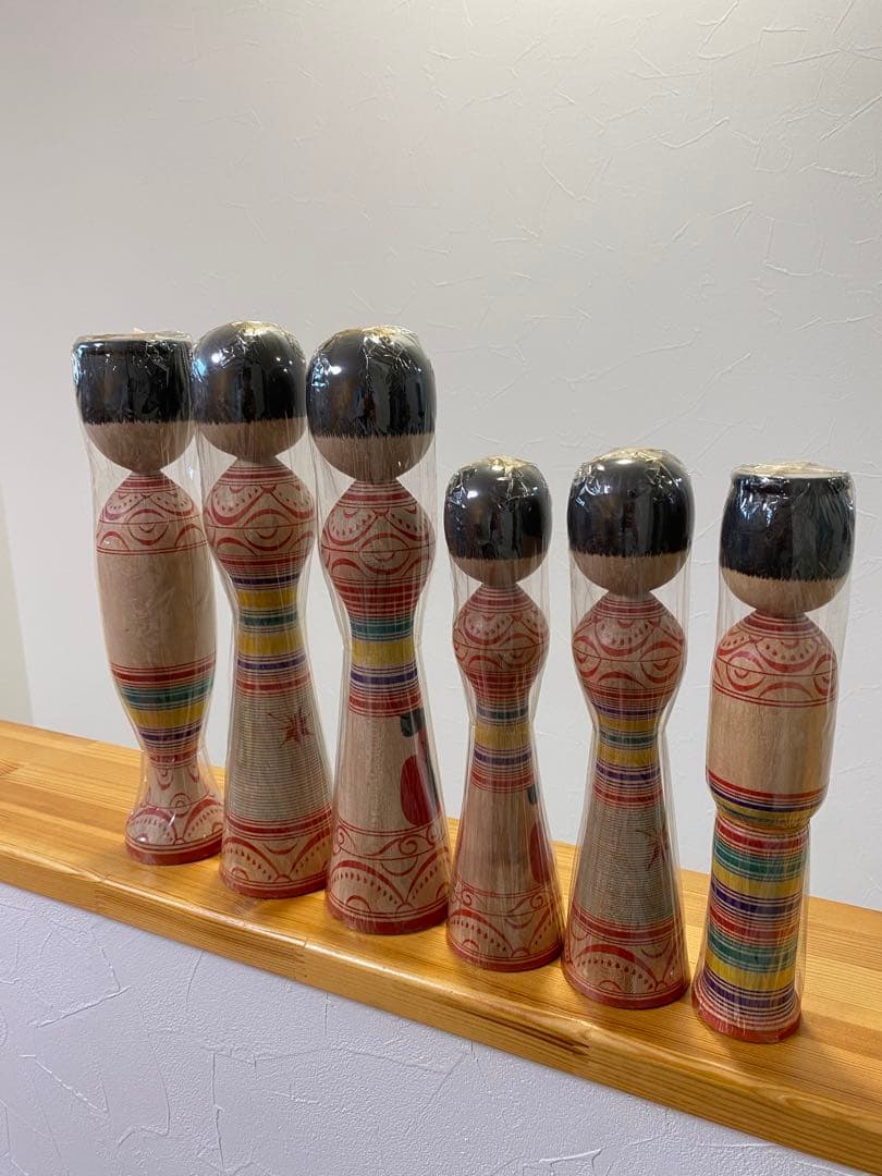 盛みつお工人 こけし6本セット