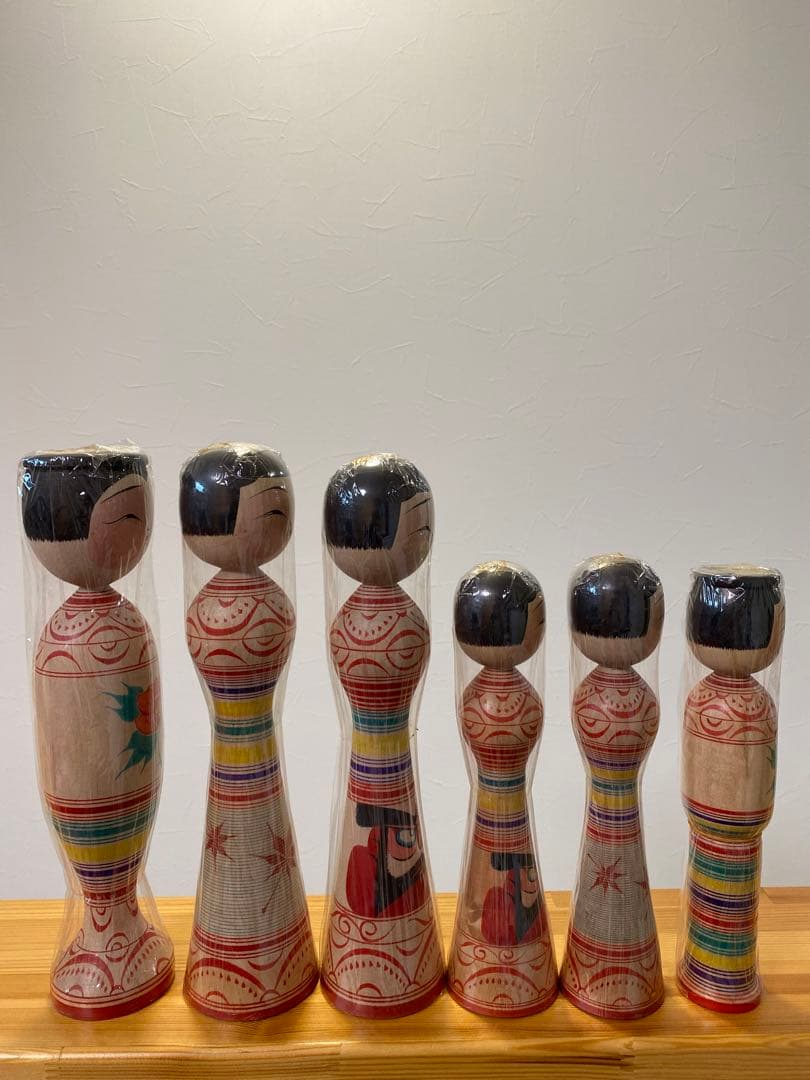 盛みつお工人 こけし6本セット