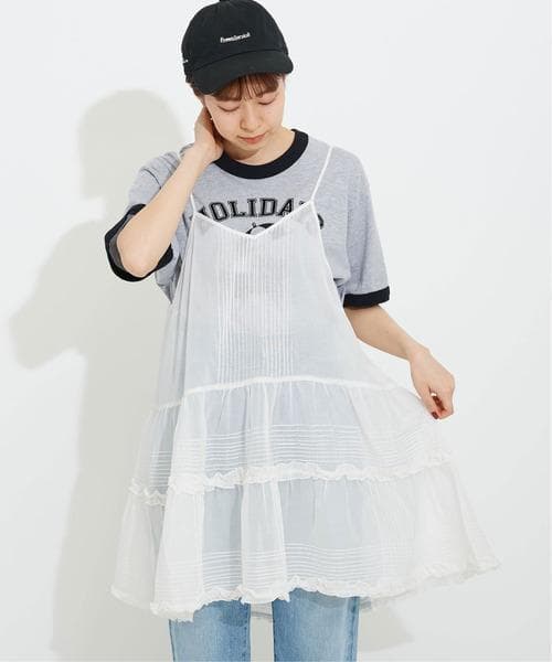  新品 チャイルドウーマン 80ボイルピンタックフリルキャミブラウス 即購入OK 新品未使用です【ドットアンドストライプスチャイルドウーマン】