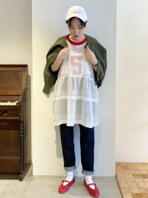  新品 チャイルドウーマン 80ボイルピンタックフリルキャミブラウス 即購入OK 新品未使用です【ドットアンドストライプスチャイルドウーマン】